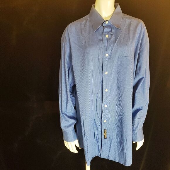 Tommy Hilfiger Blue Button Down Shirt (17) - Picture 2 of 5